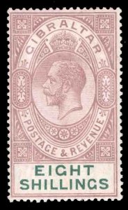 MOMEN: GIBRALTAR SG #101 1924 SCRIPT MINT OG NH £325++ LOT #66359