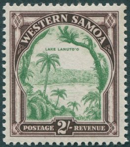 Samoa 1935 2s green & purple-brown SG187 unused