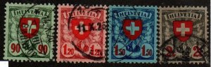 Switzerland 200-203 Set Used