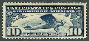 C10 Lindberg's Flight MNH single