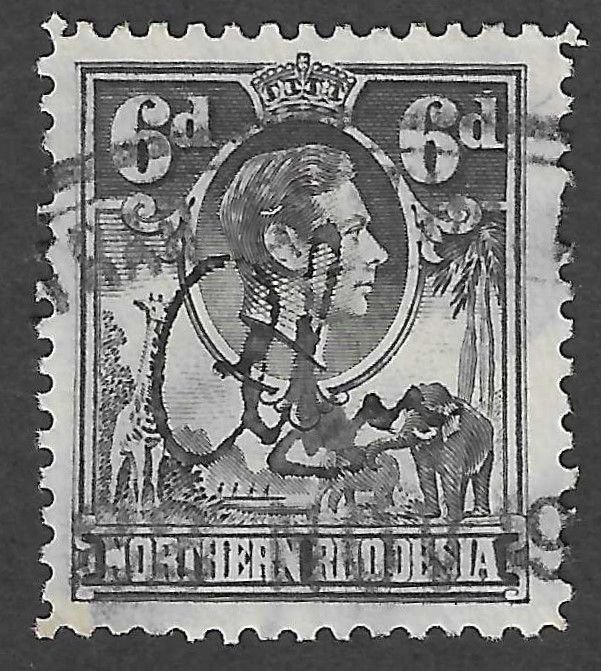 Northern Rhodesia (1938) - Scott # 38,    Used
