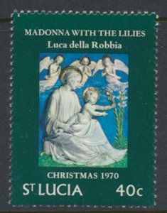 St Lucia SC# 289 MNH Christmas 1970 see details & scan