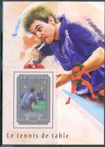 GUINEA 2014 TABLE TENNIS (PING PONG)  SOUVENIR SHEET MINT NH