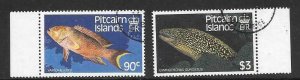 PITCAIRN ISLANDS SG312/3 1988 FISH FINE USED