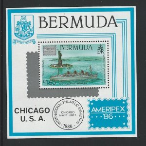Bermuda souvenir sheet  mnh SC 508