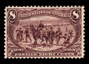 US STAMPS # 8c 289 MINT OG NH CAT. $400 LOT #5824