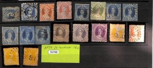 76700 - QUEENSLAND  - STAMPS - Nice lot of 18 USED STAMPS