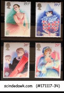 GREAT BRITAIN - 1982 BRITISH THEATRE - 4V - MINT NH