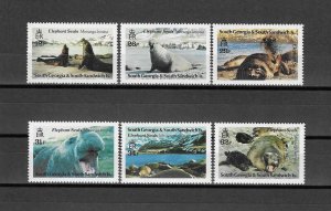 SOUTH GEORGIA 1991 SG 203/8 MNH Cat £4.75