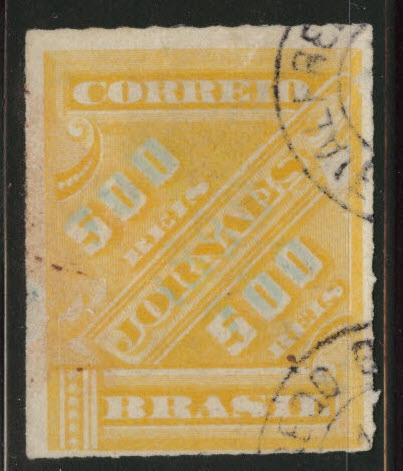 Brazil Scott p7 Used trivial thin CV$15