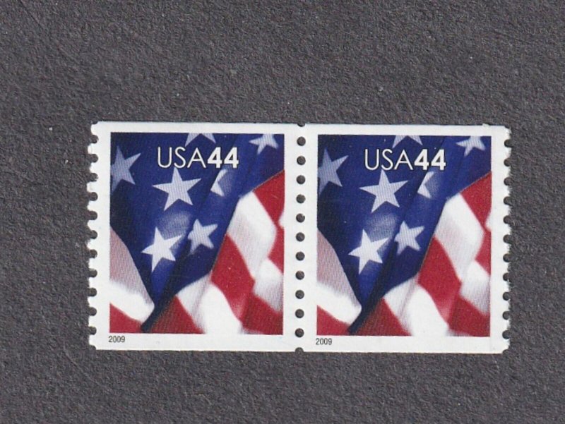 Pair 44c Flag WA US 4391 MNH F-VF | United States, General Issue Stamp