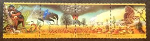 United Nations Environment Climate 1993 Volcano Owl Bird Monkey Tree (stamp) MNH