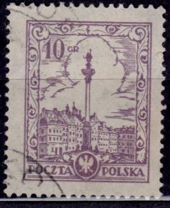 Poland, 1925-27, Sigismund Monument, 10g, sc#231, used