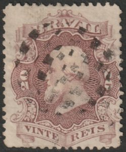 Brazil 1866 Sc 54 used