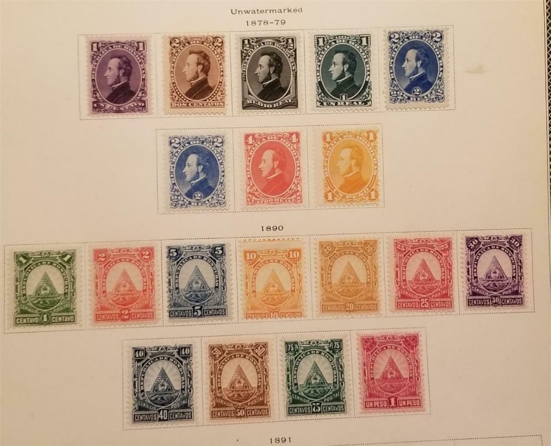 HONDURAS Scott 30-36 40-50 Stamp Set MH OG Lot T276