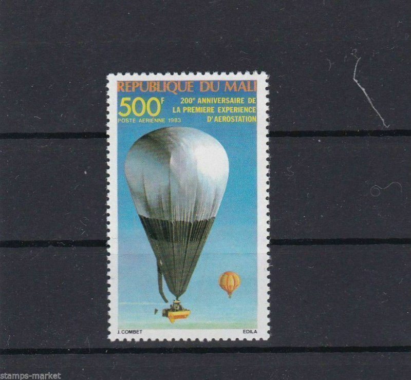 MALI BICENTENARY MANNED FLIGHT 1983 BALLOON  STAMP  REF 987 