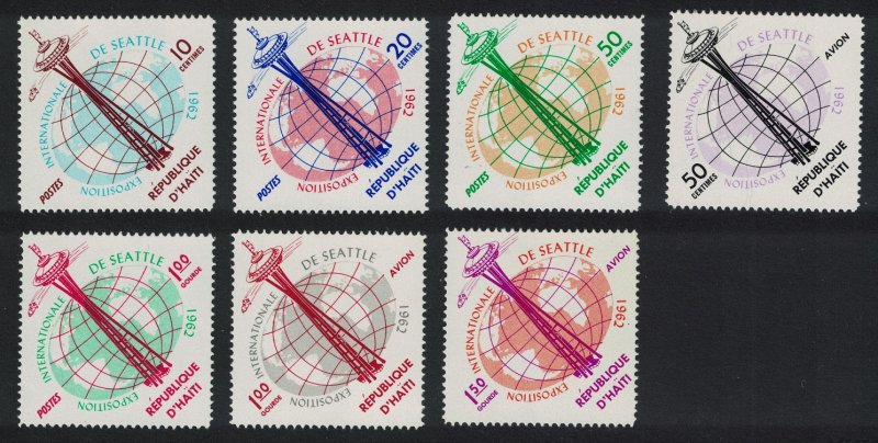 Haiti 'Century 21' World Fair Seattle 7v MH SG#835-841