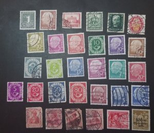 GERMANY Used Vintage Stamp Lot T1109