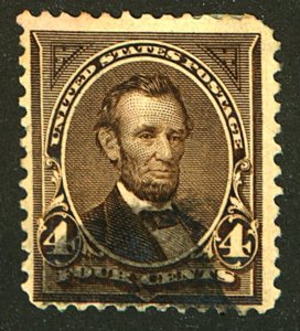 U.S. #254 USED