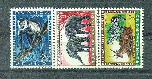 Ruanda - Urundi sc# 137-150 mh cat value $5.80
