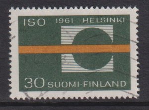 Finland    #383  used  1961  symbol of standardization