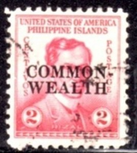 Philippines Stamp #411 - (#383) Overprinted COMMON-WEALTH