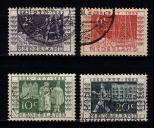 Netherlands 1952 Stamp & Telegraph Service Centenary, Set [Used]