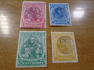 Ecuador  #  122-25  MH