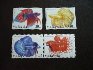 Stamps - Malaysia - Scott# 922-924 - Mint Hinged Set of 4 Stamps