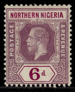 NORTHERN NIGERIA GV SG46, 6d dull & bright purple, M MINT.