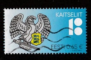 Estonia # 859, Defense League Centennial, Used, 1/2 Cat.