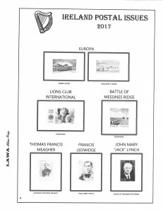 2017 Ireland Singles Supplement – LAWA Album Pages