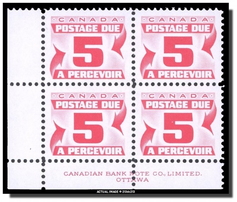 Canada - J25 - PB LL - MNH - Postage Due - (1967) 5¢  CV 12.00$