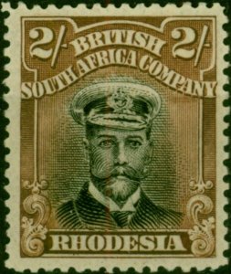 Rhodesia 1918 2s Black & Brown SG273 Fine MM (3)