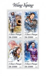 SAO TOME E PRINCIPE 2013 SHEET WANG YAPING SPACE ASTRONAUTS st13419a