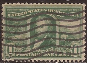 US Stamp - 1904 1c Louisiana Purchase Expo - Stamp - Used - Scott #323