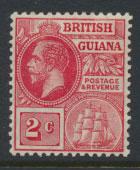 British Guiana SG 260a Mint Hinged  (Sc# 179 see details) Scarlet