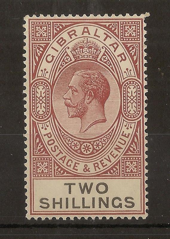 Gibraltar 1925 2/- SG103 Mint