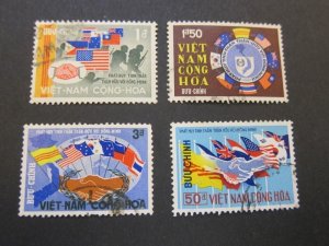 Vietnam 1968 Sc 327-30 set FU