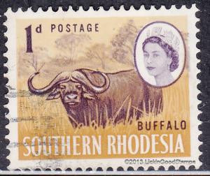 Southern Rhodesia 96 USED 1964 Cape Buffalo