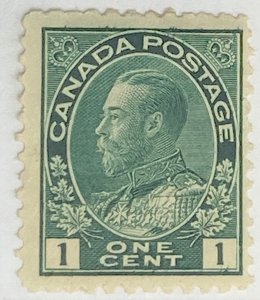 CANADA 1911-1925 #104 King George V 'Admiral' Issue - MH (CV 25$ +)