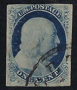 US Scott #9 Used VF