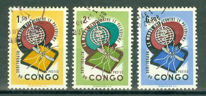 Congo - Democratic Republic - Scott 414-416