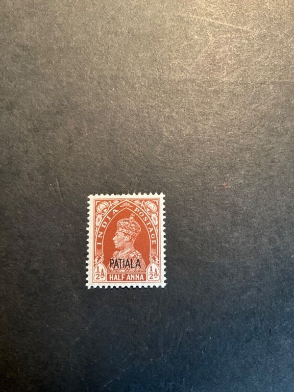 Stamps Indian States Patiala  Scott #99 hinged