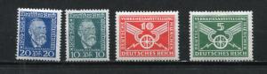 Germany  1924/25 MI 368-9 and 370-1 MH 5389