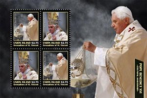 SW516 - Union Island  2010 -  5th Papal Anniversary of Pope Benedict XVI  - MNH