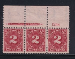 J39 Plate # str. VF mint OG stamps never hinged nice color cv $ 175 ! see pic ! 