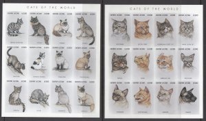 Sierra Leone 1892-1893 Cats Souvenir Sheets MNH VF