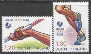 FINLAND 682-83 MNH SPORTS Z609