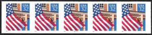 Sc 2915A  32¢ Flag Over Porch PNC/5 Plate #78777, 11x10 - MNH